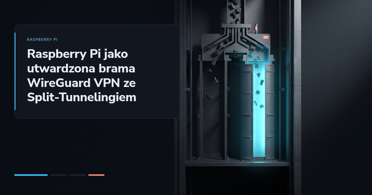 Raspberry Pi jako utwardzona brama WireGuard VPN ze Split-Tunnelingiem