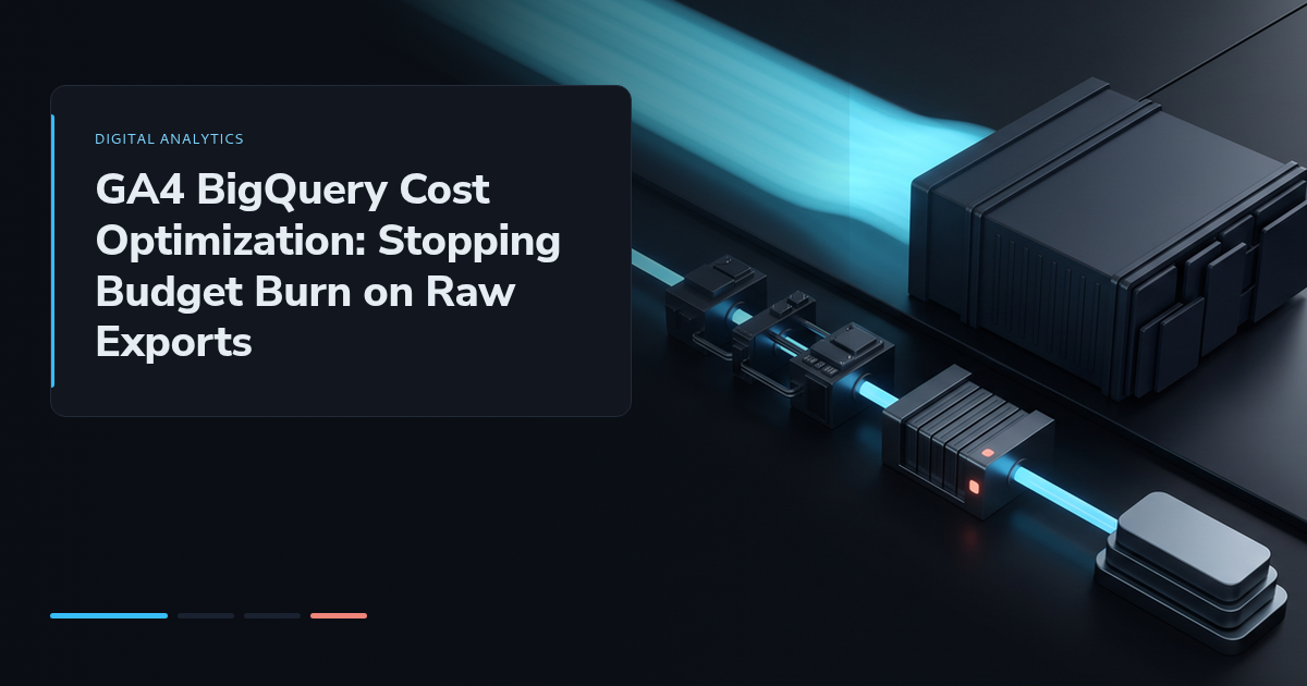 GA4 BigQuery Cost Optimization: Stopping Budget Burn on Raw Exports