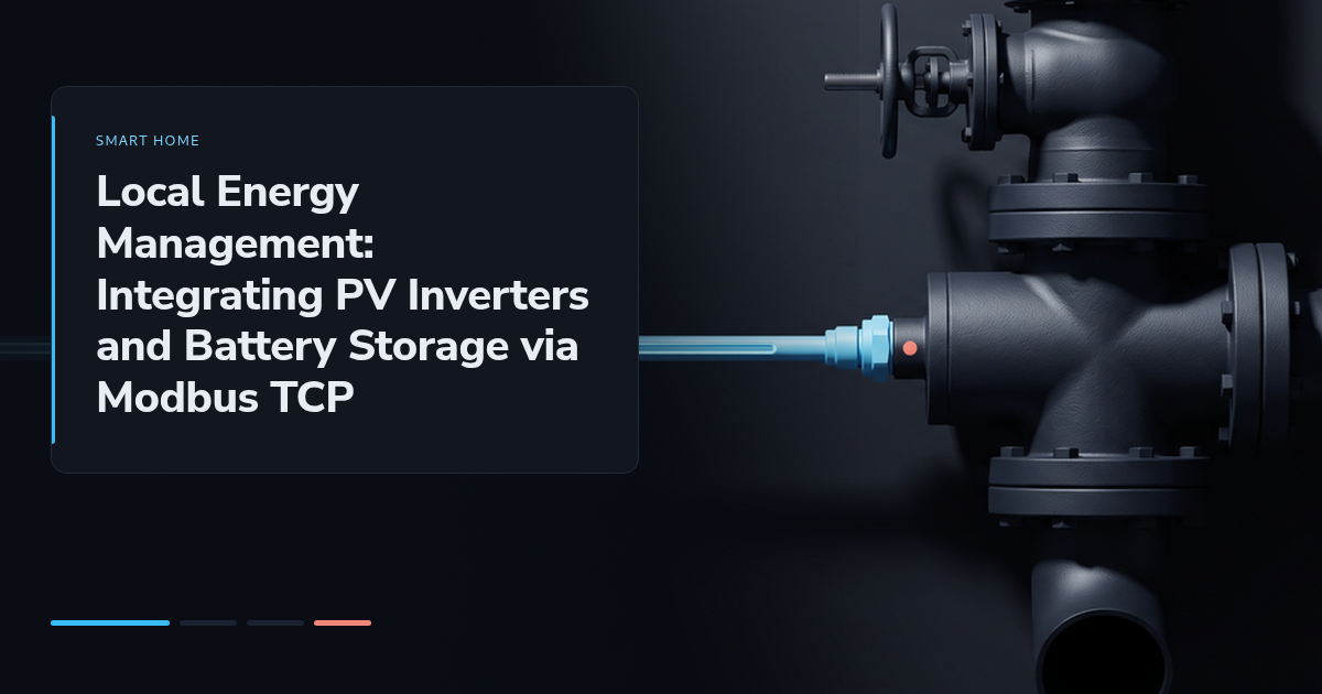 Local Energy Management: Integrating PV Inverters and Battery Storage via Modbus TCP