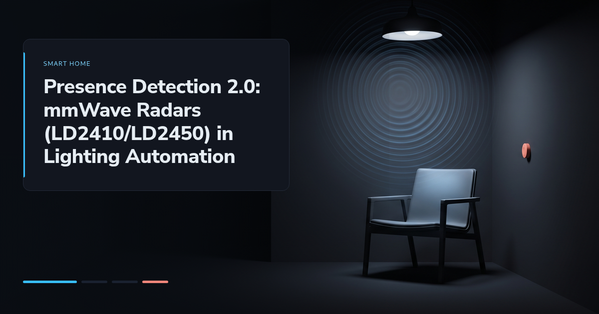 Presence Detection 2.0: mmWave Radars (LD2410/LD2450) in Lighting Automation