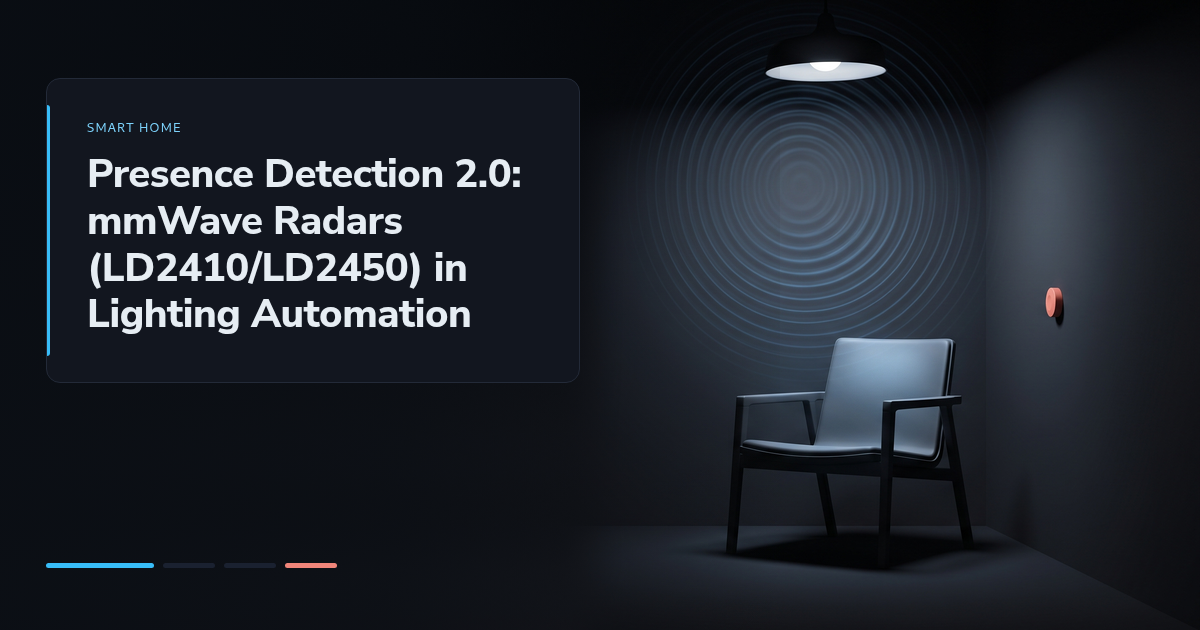 Presence Detection 2.0: mmWave Radars (LD2410/LD2450) in Lighting Automation