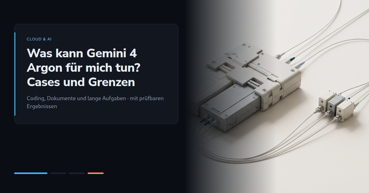 Was kann Gemini 4 Argon für mich tun? Cases und Grenzen