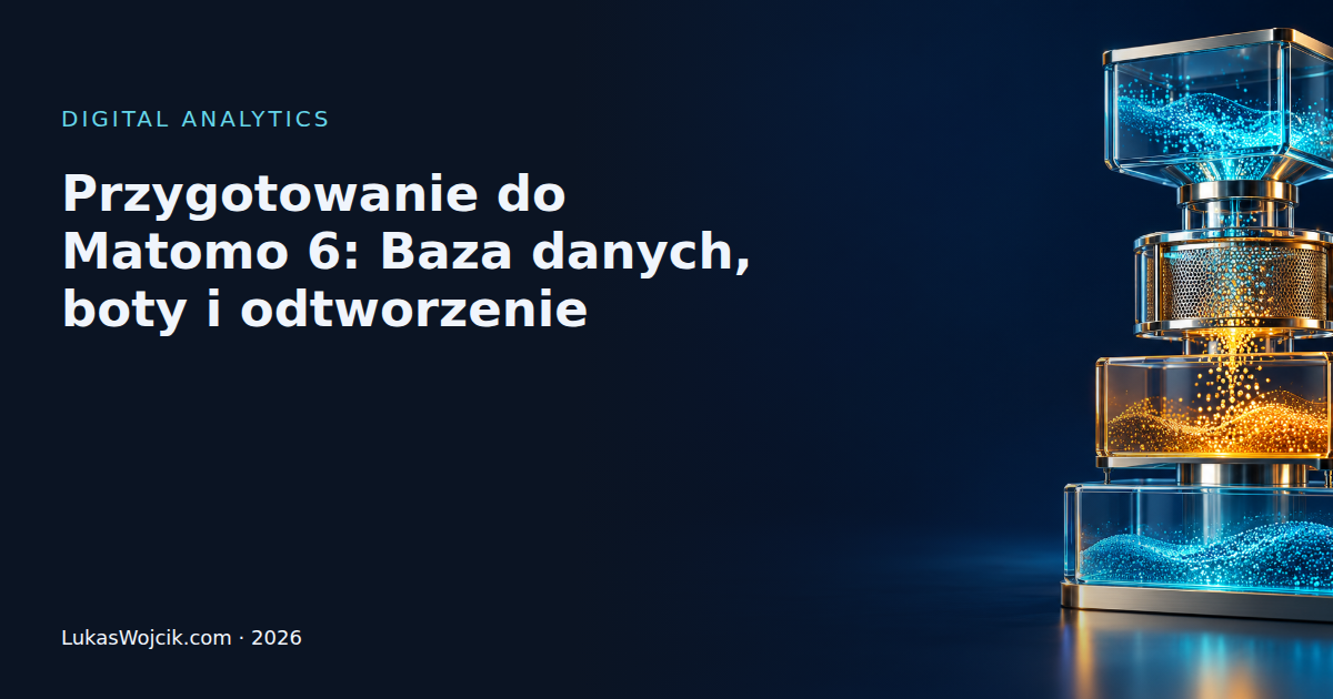 Przygotowanie do Matomo 6: Baza danych, boty i odtworzenie