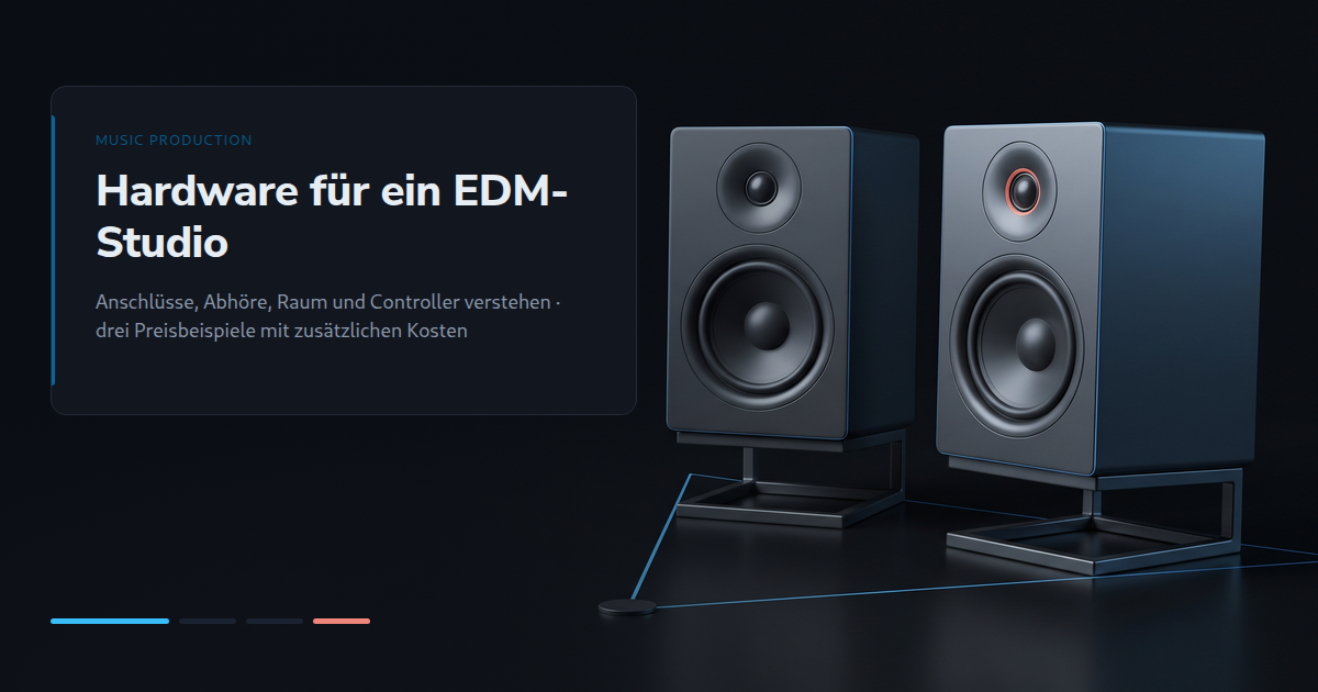 EDM-Studio 2026: Hardware nach Bedarf auswählen