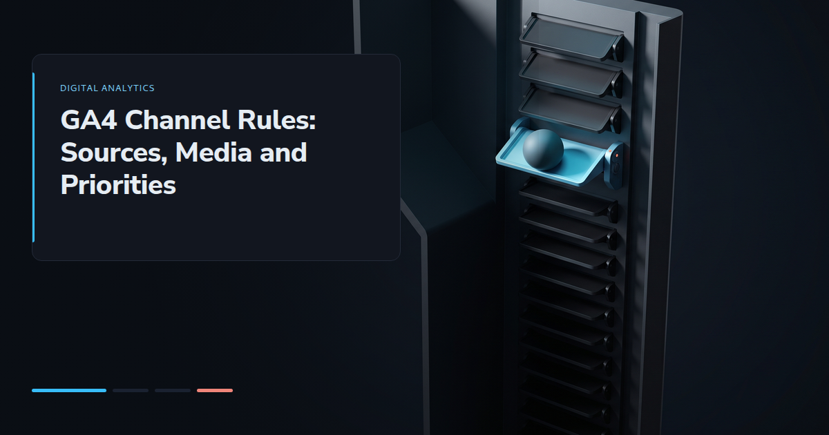 GA4 Channel Rules: Sources, Media and Priorities