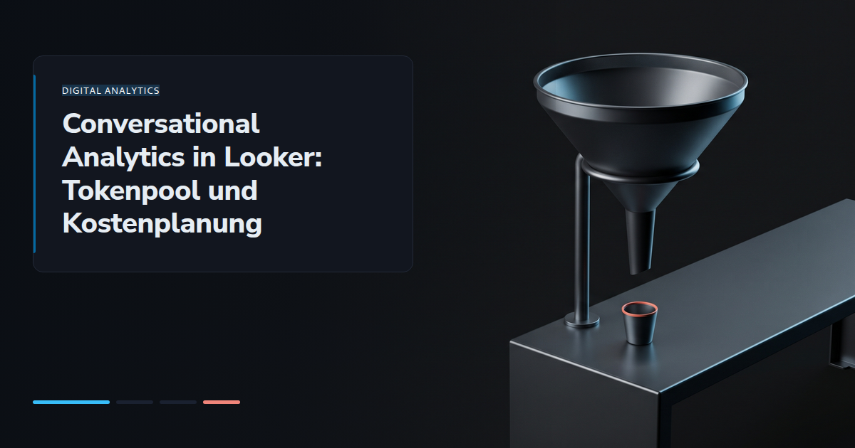 Conversational Analytics in Looker: Tokenpool und Kostenplanung