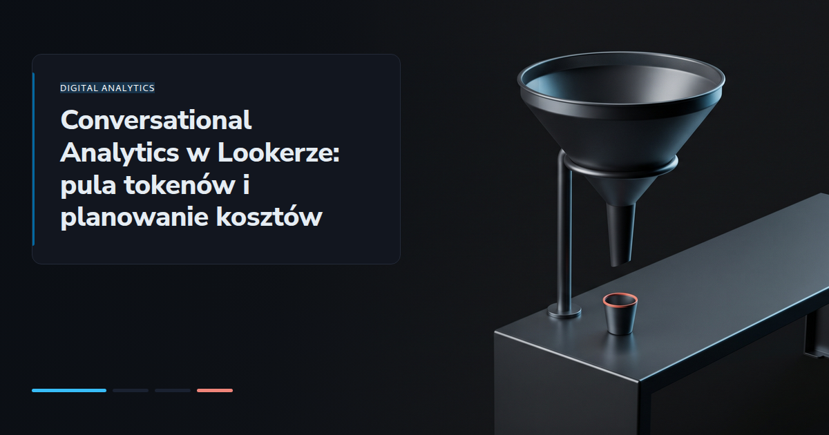 Conversational Analytics w Lookerze: pula tokenów i planowanie kosztów