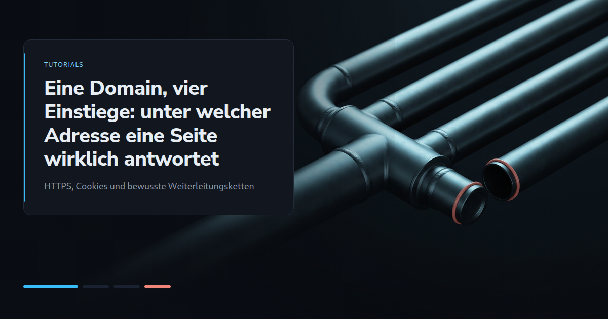 Eine Domain, vier Einstiege: unter welcher Adresse eine Seite wirklich antwortet
