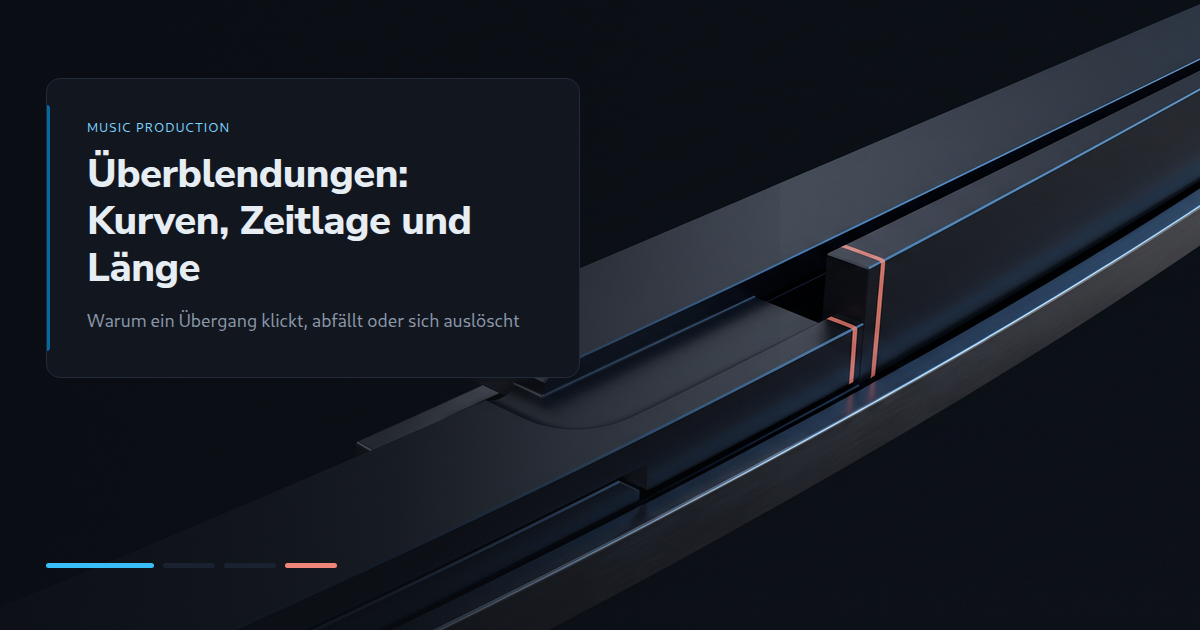 Überblendungen: Kurven, Zeitlage und Länge