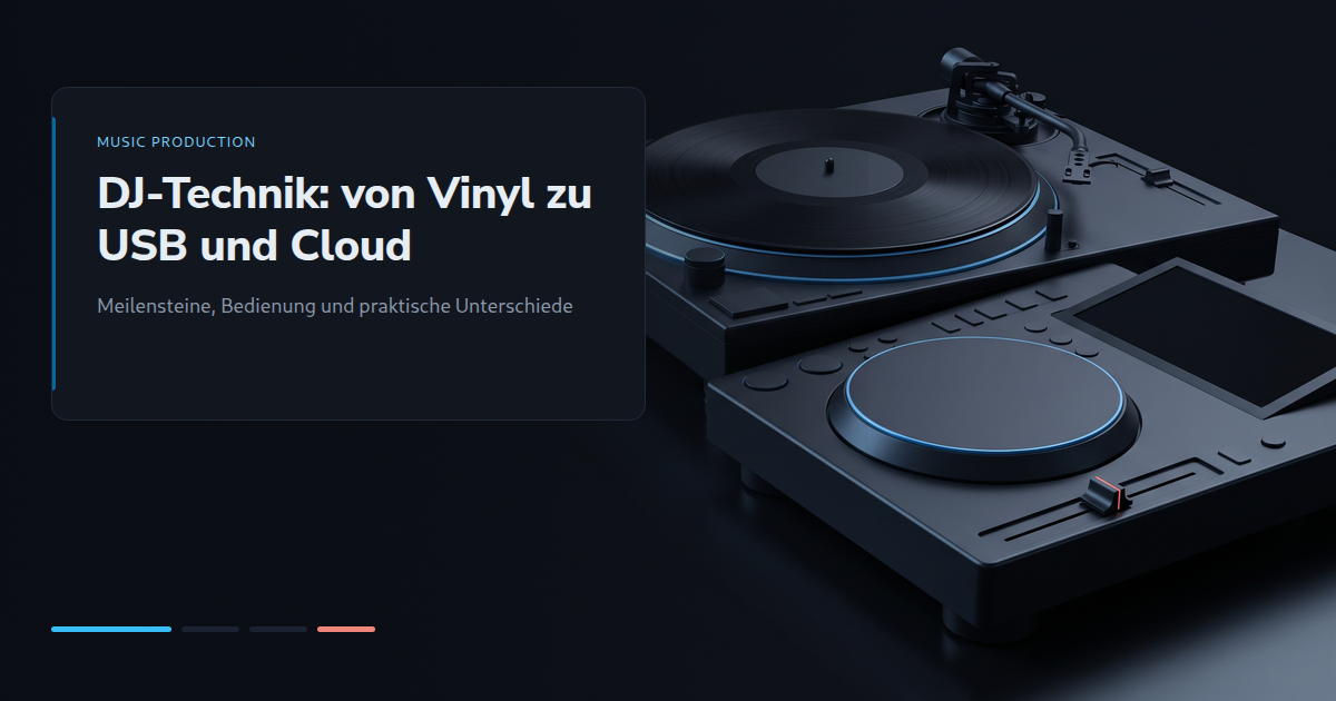 DJ-Technik: von Vinyl zu USB und Cloud