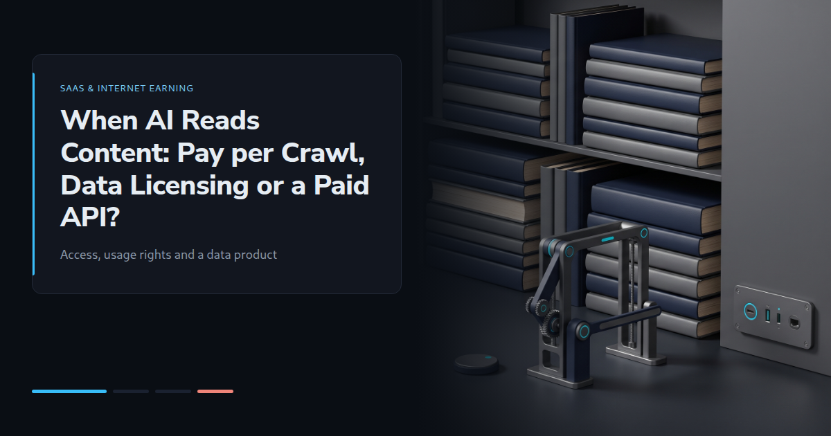 When AI Reads Content: Pay per Crawl, Data Licensing or a Paid API?