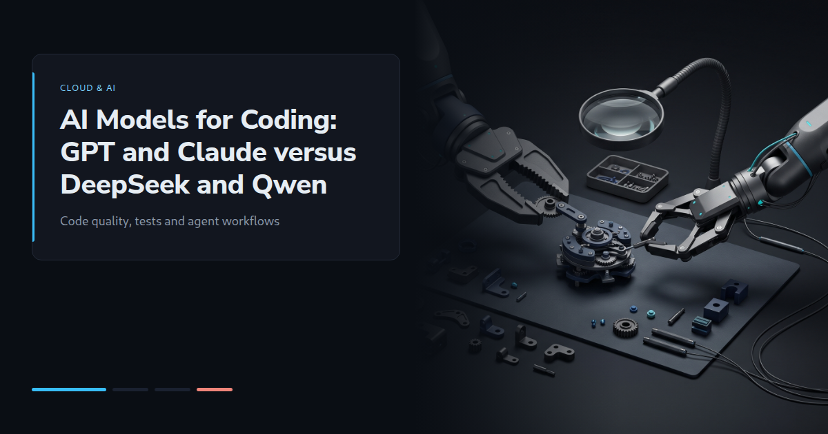 AI Models for Coding: GPT and Claude versus DeepSeek and Qwen