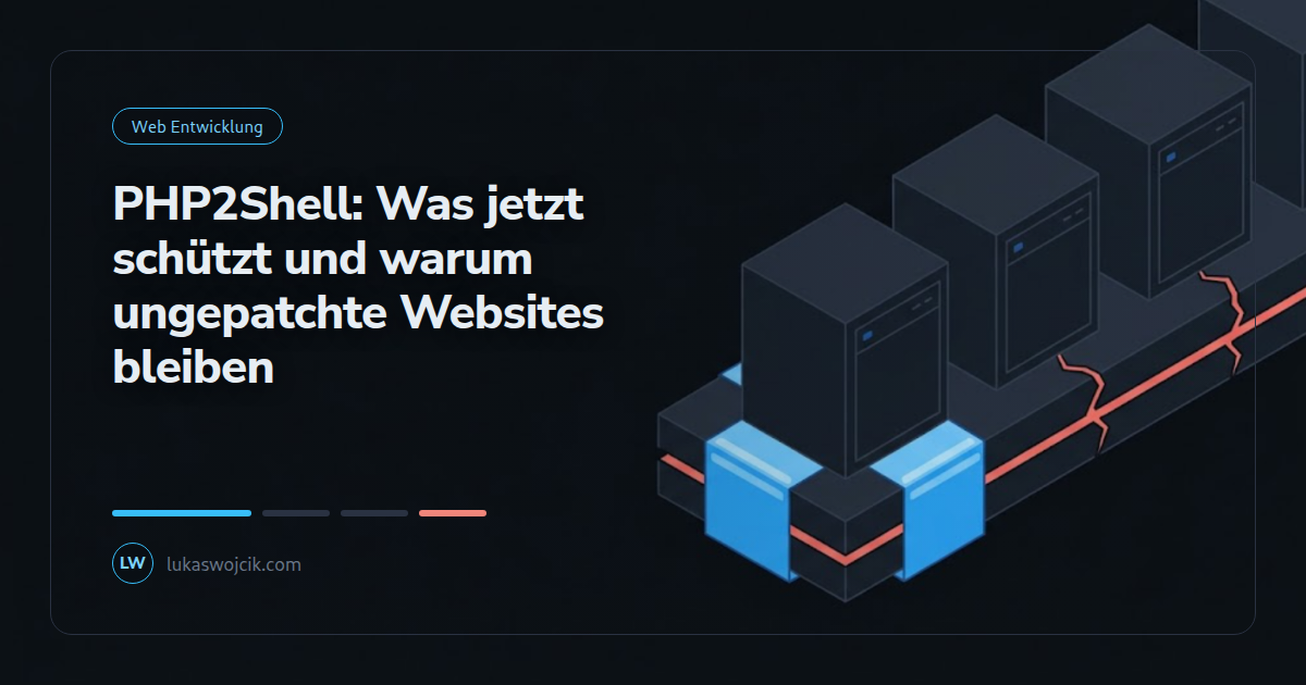 PHP2Shell: Was jetzt schützt und warum ungepatchte Websites bleiben