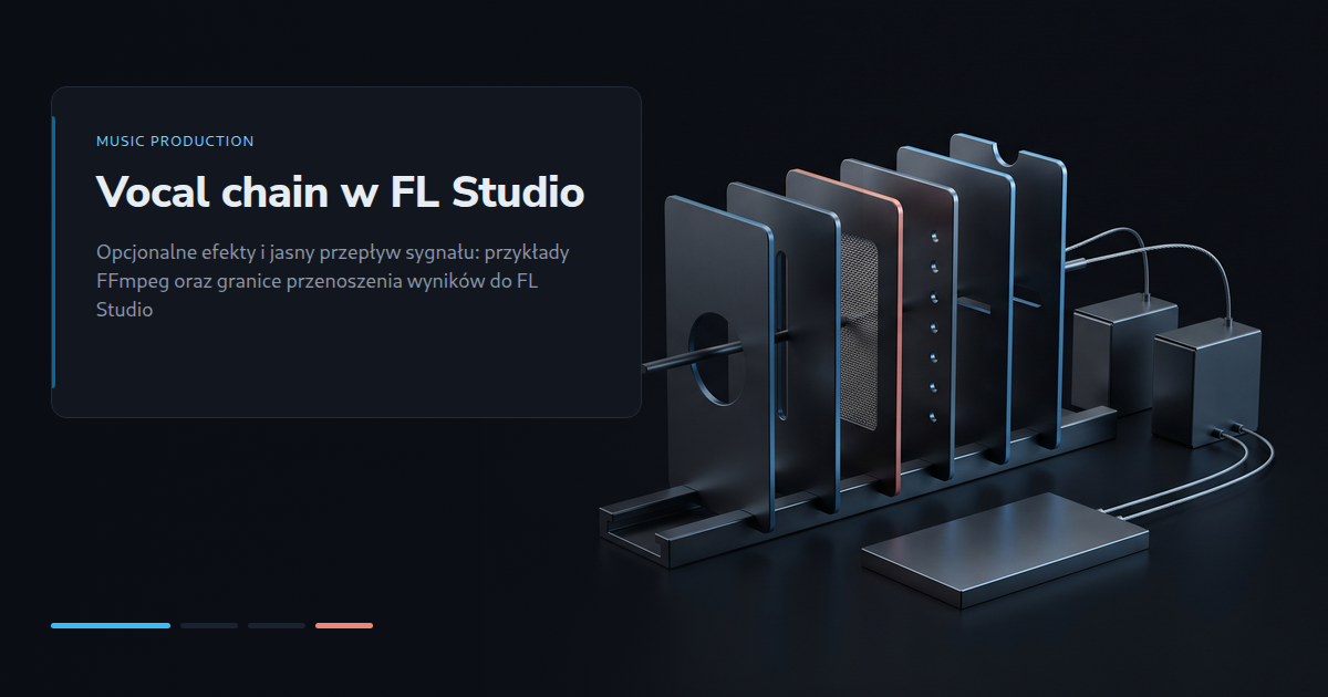 Vocal chain w FL Studio: kolejność efektów oraz pomiary filtru, kompresji i de-essingu
