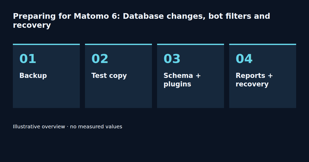 Backup · Test copy · Schema + plugins · Reports + recovery